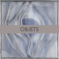 Bouton objets Chantal Rouge